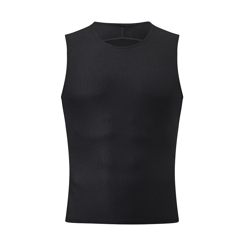 Men  Jersey Mesh Breathable Cycling Base Layer MTB Road Bike Vest Sports Bicycle Underwear Cycling Undershirt