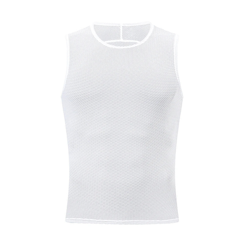 Men  Jersey Mesh Breathable Cycling Base Layer MTB Road Bike Vest Sports Bicycle Underwear Cycling Undershirt