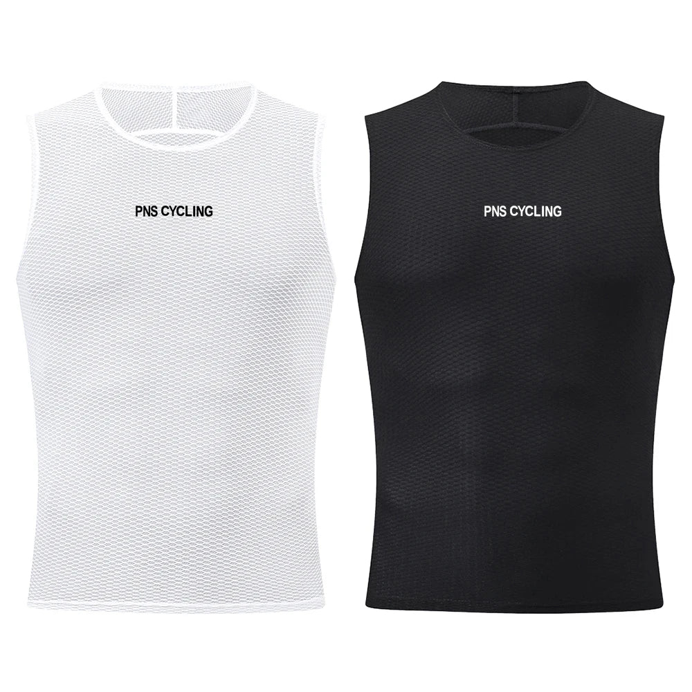 Men  Jersey Mesh Breathable Cycling Base Layer MTB Road Bike Vest Sports Bicycle Underwear Cycling Undershirt