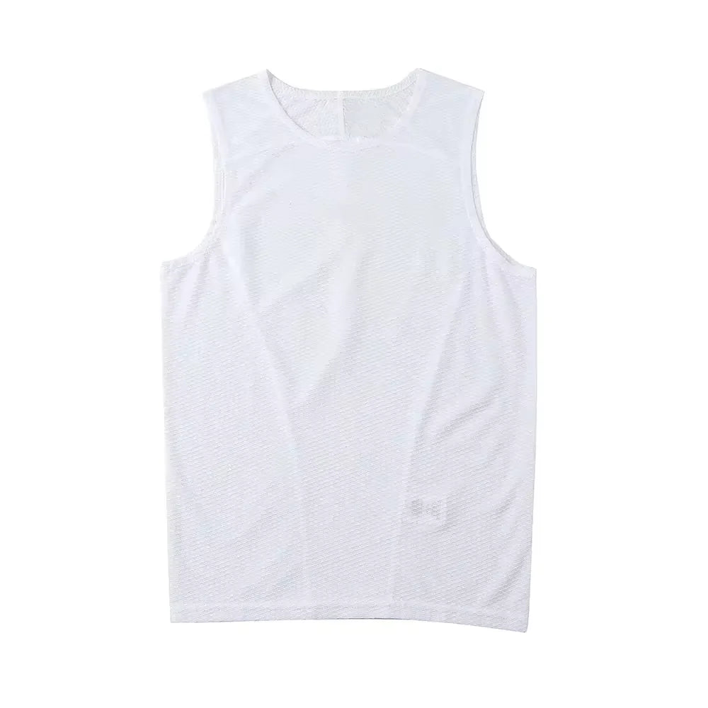 Men  Jersey Mesh Breathable Cycling Base Layer MTB Road Bike Vest Sports Bicycle Underwear Cycling Undershirt