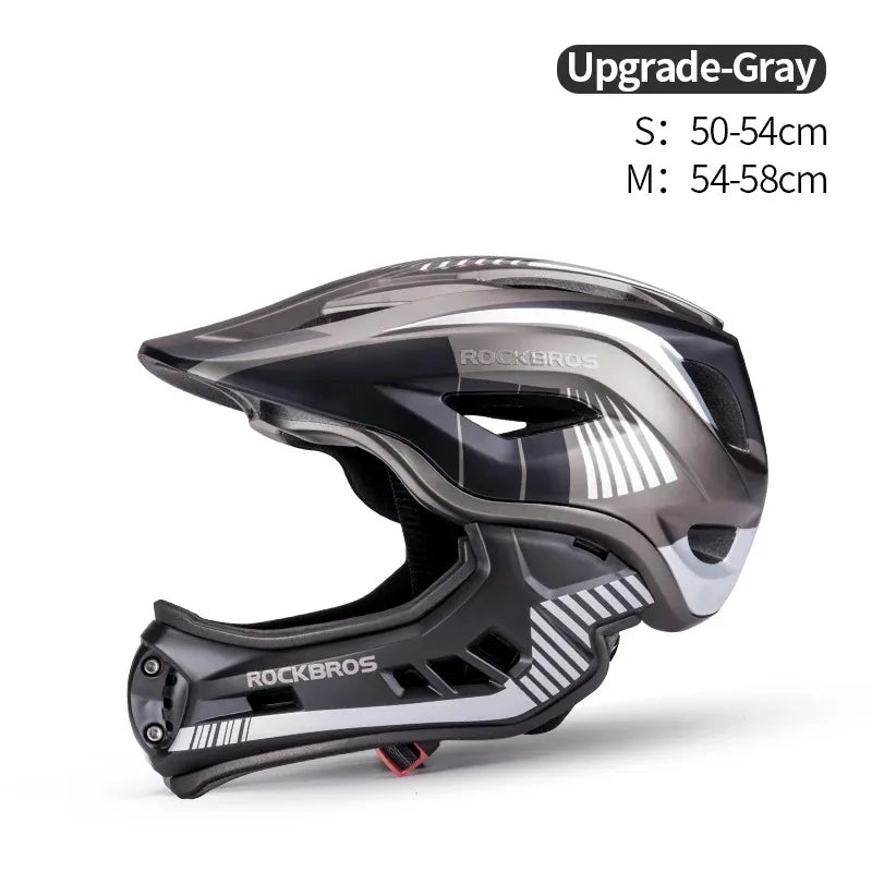 Kid Helmet Full Face Off-Road MTB Bike Cycling Helmet for Girl Boy Children Scooter Bicycle Motorcycle Rider Safety Hat