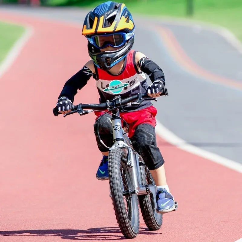 Kid Helmet Full Face Off-Road MTB Bike Cycling Helmet for Girl Boy Children Scooter Bicycle Motorcycle Rider Safety Hat